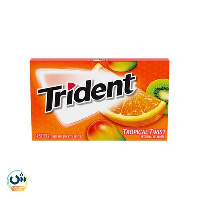 Trident Tropical Twist Sugar Free Gum