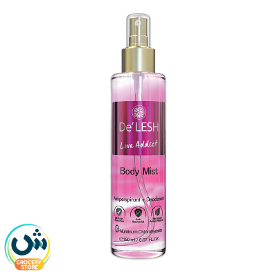 De'lesh Love Addict Body Mist Antiperspirant + Deodorant