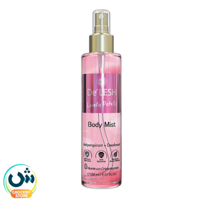 De'lesh Lovely Petals Body Mist Antiperspirant + Deodorant