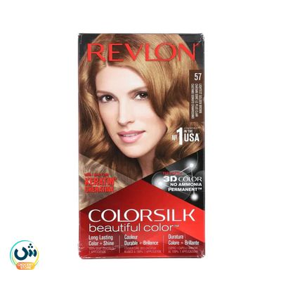 Revlon Colorsilk Beautiful Color, Light Golden Brown 57