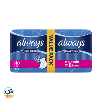 Always Maxi Thick Long 3-in-1 Pads