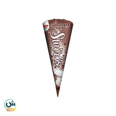 Hico Swirls Chocolate Chip Ice Cream Cone