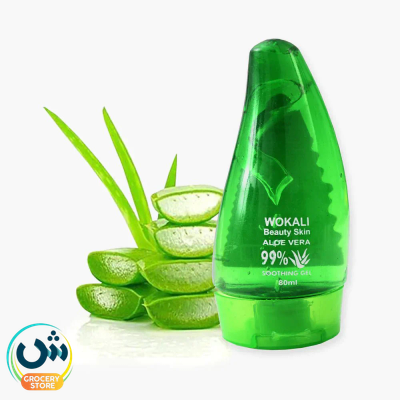 Wokali Beauty Skin Aloe Vera 99% Soothing Gel