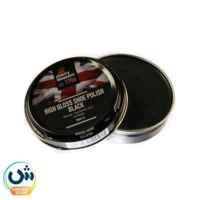 Cherry Blossom High Gloss Shoe Polish Black