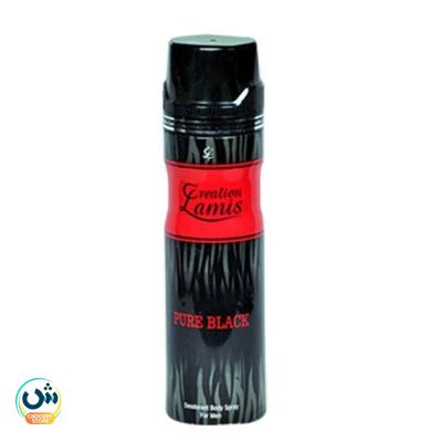 Creation Lamis Pure Black Deodorant Body Spray For Men