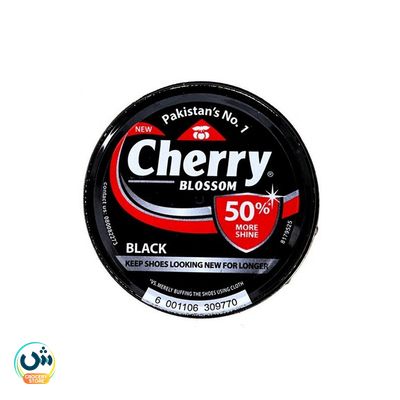 New Cherry Blossom Black Shoe Polish