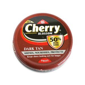 Cherry Blossom Dark Tan Shoe Polish