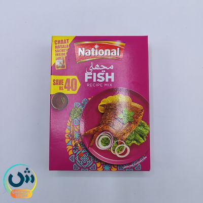 National Fish Recipe Mix With Chaat Masala Sachet