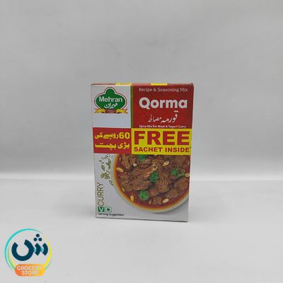 Mehran Qorma Recipe & Seasoning Mix