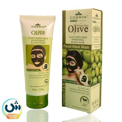 COSWIN Skin Care Olive Olive with Milk Whitening Black Mask