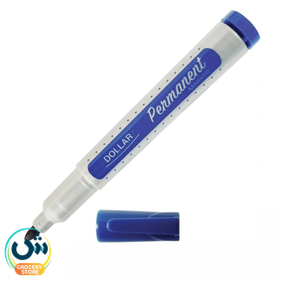 Dollar Permanent Marker Blue