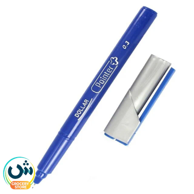 Dollar Pointer Fineliner Pen Blue Color