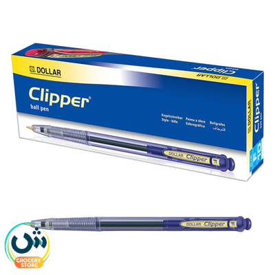 Dollar Clipper Ball Pen Blue