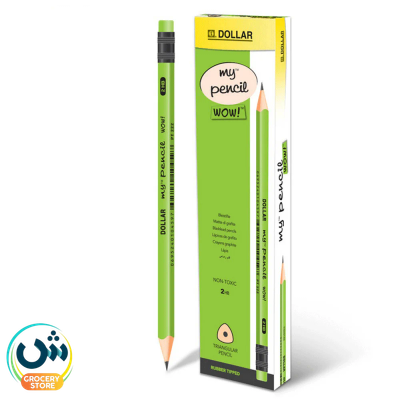 Dollar My Pencil Triangular Pencil 2HB With Eraser Pt 222 Box