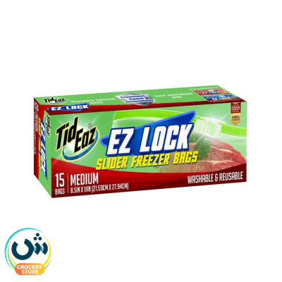 Tid Eaz Ez Lock Slider Freezer Bags Medium