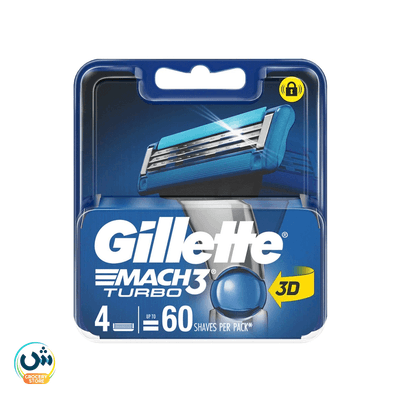 Gillette Mach3 Turbo 3d Razor Blades