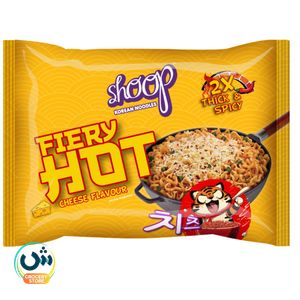 Shoop Korean Fiery Hot Cheese Flavour Noodles