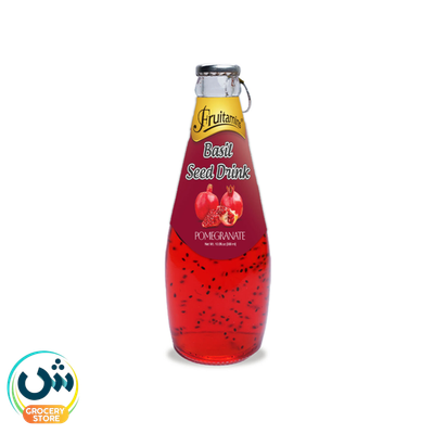 Fruitamins Basil Seed Drink Pomegranate