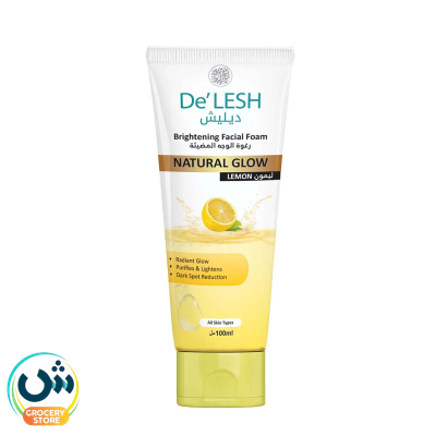 De'lesh Brightening Facial Foam Natural Glow Lemon