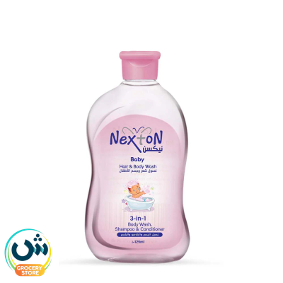 Nexton Baby Hair & Body Wash 3-in-1 Shampoo & Conditioner