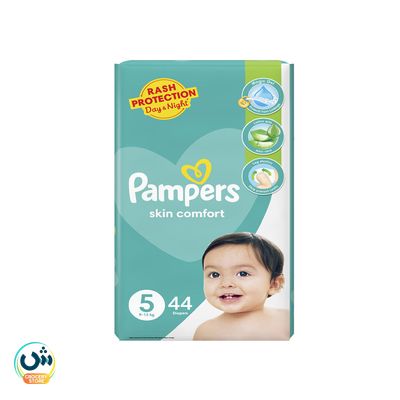 Pampers Skin Comfort Diapers Size 5 (9-15kg) 44 Pieces