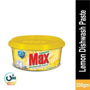 Lemon Max Dishwash Paste, Yellow