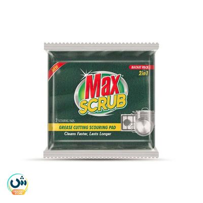 Max Scrub Grease Cutting Scouring Pad Bachat Pack 2in1