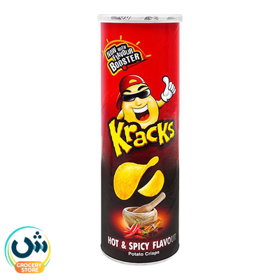 Kracks Hot & Spicy Potato Crisps