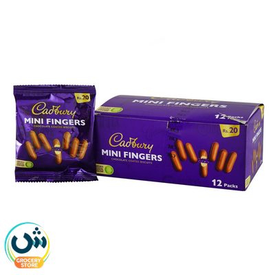Cadbury Mini Fingers Chocolate Coated Biscuits