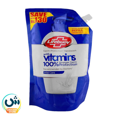 Lifebuoy Germ Protection Handwash With Vitamins Mild Care Refill Value Pack