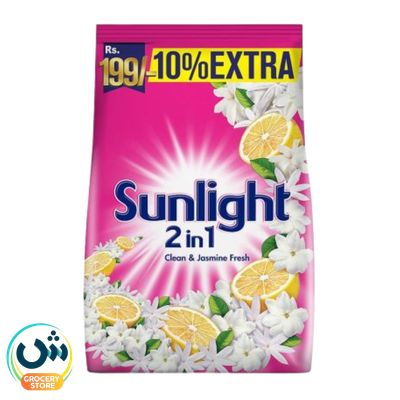 Sunlight 2 In 1 Clean & Jasmine Fresh Dishwashing Powder Pink