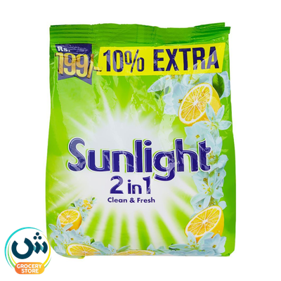 Sunlight 2 In 1 Clean & Fresh Detergent Powder