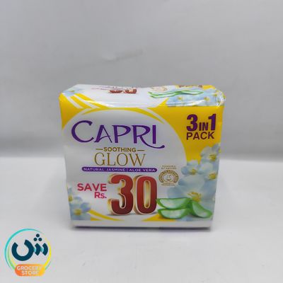 Capri Soothing Glow Natural Jasmine Aloe Vera 3 In 1 Pack