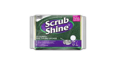 Scrub Shine Scourer + Nail Saving Sponge