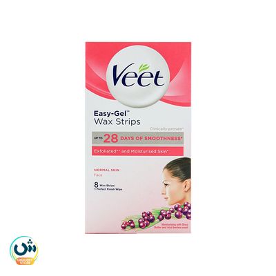 Veet Easy-gel Wax Strips Face Normal Skin