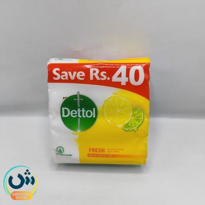 Dettol Fresh Antibacterial Bar Soap