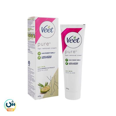Veet Pure Hair Removal Cream For Dry Skin Cucumber Extract