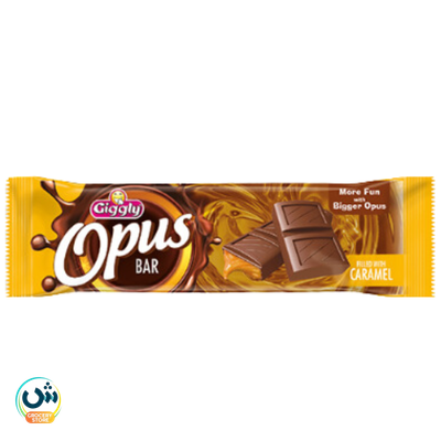 Giggly Opus Caramel Filled Chocolate Bar