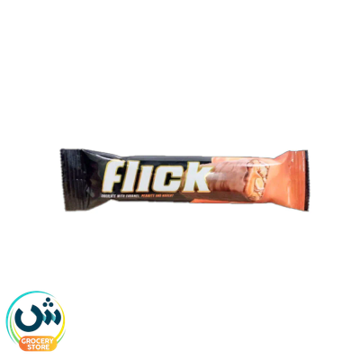 Flick Chocolate Bar With Caramel, Peanuts And Nougat