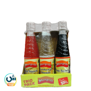 Shangrila Hot Sauce, Synthetic Vinegar & Soy Sauce Trio Pack