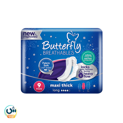 Butterfly Breathables Maxi Thick Long Sanitary Napkins