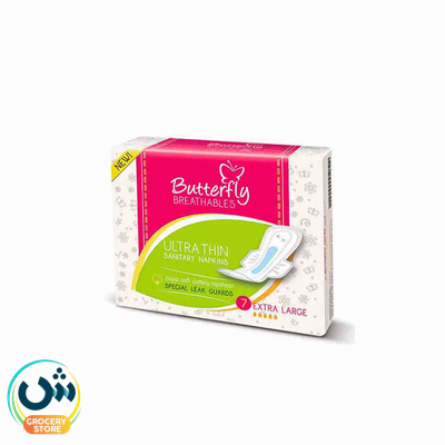 Butterfly Breathables Ultra Thin Sanitary Napkins Extra Large