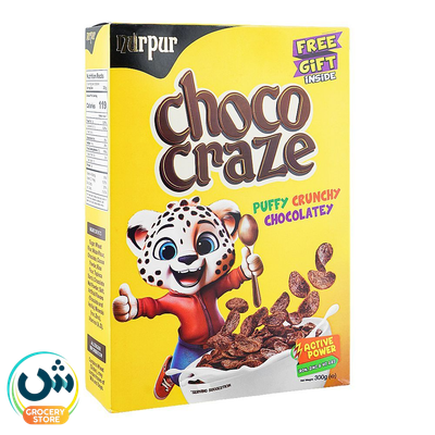 Choco Craze Puffy Crunchy Chocolatey Cereal