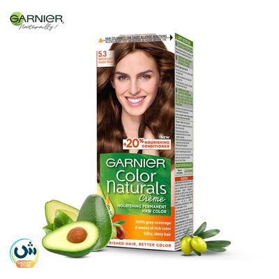 Garnier Color Naturals Hair Color 5.3 Light Golden Brown