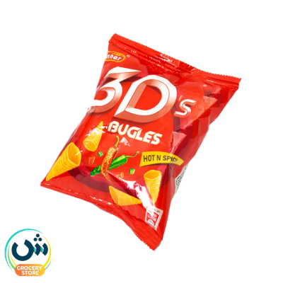 Kinnor 3d's Bugles Hot N Spicy Chips