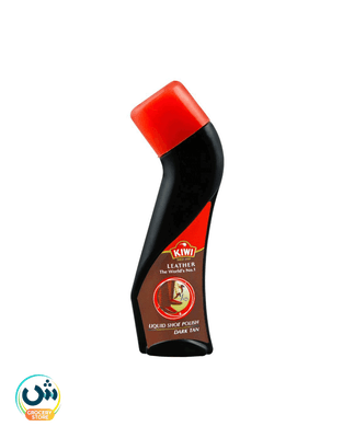 Kiwi Liquid Shoe Polish Dark Tan