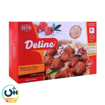 K&N's Deline Pepperoni Slices with Cracked Black Peppercorn 168 Pieces