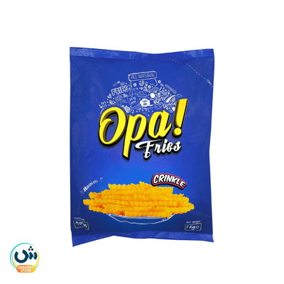 Opa Fries Crinkle Net Weight 1 Kge Thickness 9mm All Natural