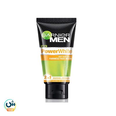 Garnier Men PowerWhite Anti-Dark Cell Fairness Face Wash 2in1 Brightening + Refreshing