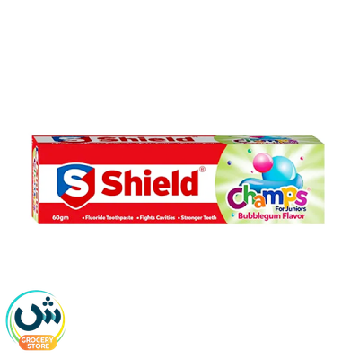 Shield Champs Kids Bubblegum Flavor Toothpaste
